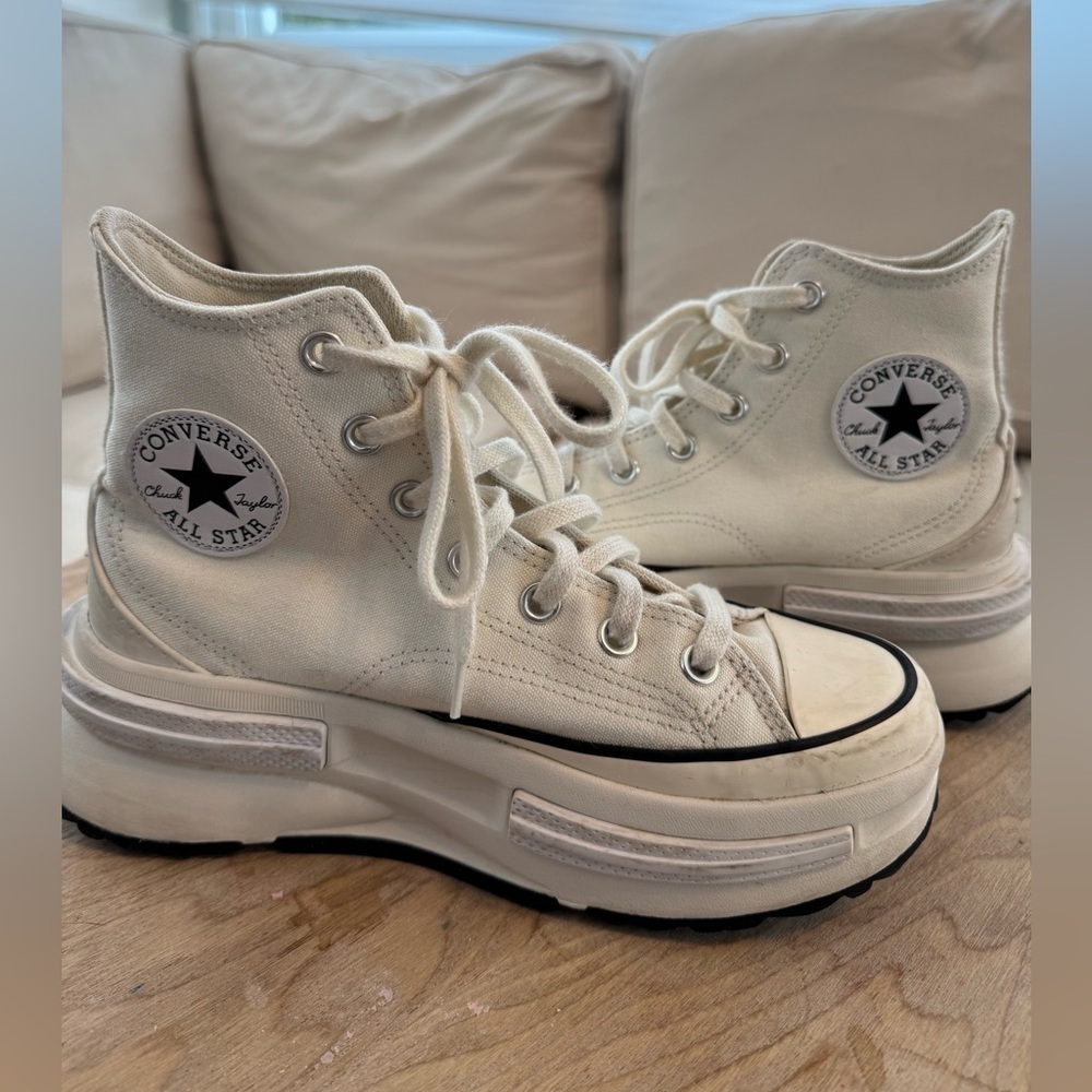 Converse Run Star Legacy CX Egret/Black/White Shoes 5 M/6.5 W - Picture 8 of 11